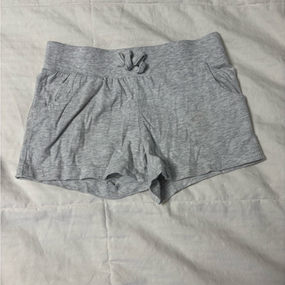 5/$25 Girls Circo Light Gray Drawstring Shorts size 7-8